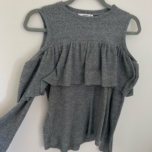 Mango Cold Shoulder Sweater